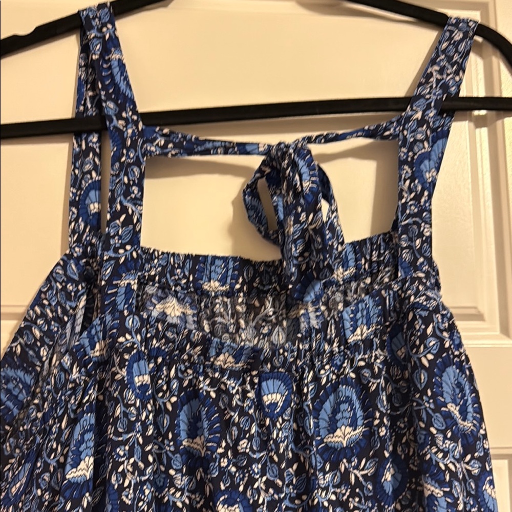 Old Navy Blue Patterned Maxi Dress - Picture 5 of 8